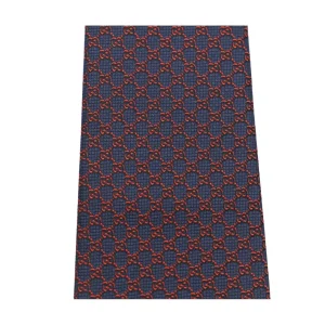 NAVY AND RED SILK TIE