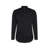NAVY BLUE COTTON BLEND SHIRT