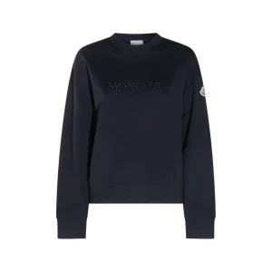 NAVY BLUE COTTON SWEATSHIRT