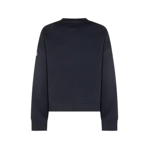 NAVY BLUE COTTON SWEATSHIRT