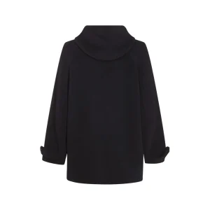 NAVY BLUE WOOL COAT