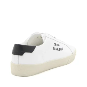 OFF WHITE AND BLACK LEATHER COURT CLASSIC S1/06 SNEAKERS