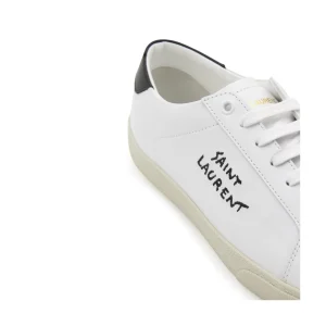OFF WHITE AND BLACK LEATHER COURT CLASSIC S1/06 SNEAKERS