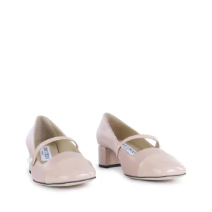 PINK BEIGE LEATHER PUMPS