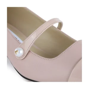 PINK BEIGE LEATHER PUMPS