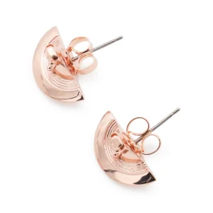 PINK BRASS EARRINGS