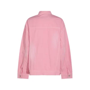 PINK COTTON DENIM JACKET