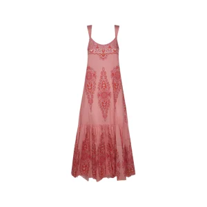 PINK COTTON MAXI DRESS