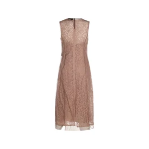 PINK COTTON MIDI DRESS