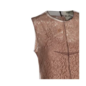 PINK COTTON MIDI DRESS