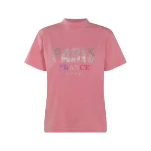 PINK COTTON T-SHIRT