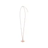 PINK GOLD BRASS NECKLACE