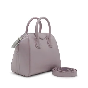 PINK LEATHER ANTIGONA TOP HANDLE BAG