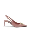 PINK LEATHER PUMPS