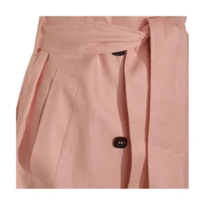 PINK LINEN SHIRT DRESS