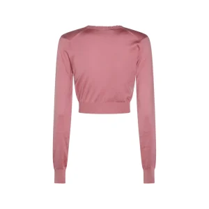 PINK SILK KNITWEAR