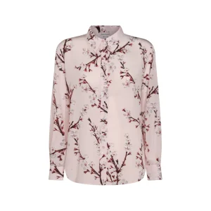 PINK SILK SHIRT