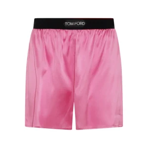 PINK SILK SHORT