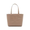 POWDER PINK LEATHER TOTE BAG