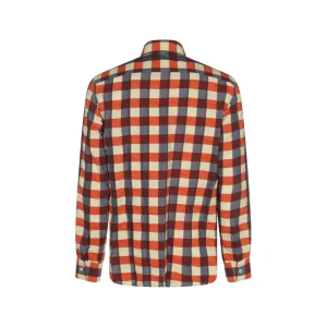RED AND BLACK COTTON SHIRT