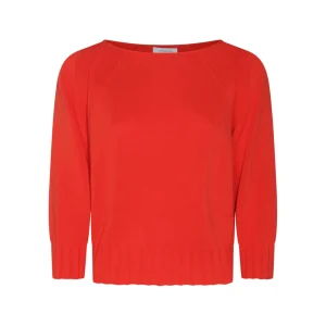 RED COTTON KNITWEAR