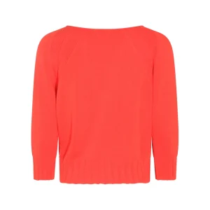 RED COTTON KNITWEAR