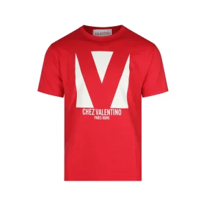 RED COTTON T-SHIRT