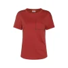 RED COTTON T-SHIRT