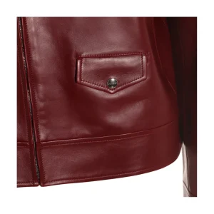 RED LEATHER JACKET