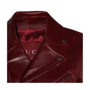 RED LEATHER JACKET