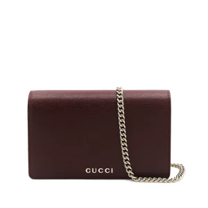 RED LEATHER WALLET