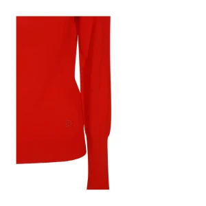 RED WOOL KNITWEAR