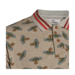 SAND COTTON POLO SHIRT