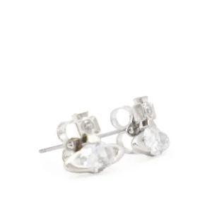 SILVER TONE METAL EARRINGS