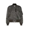 TAUPE NYLON CASUAL JACKET