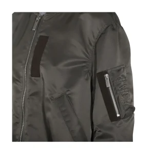 TAUPE NYLON CASUAL JACKET