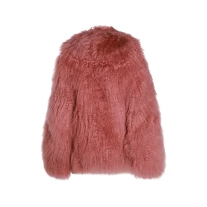 VINTAGE ROSE VISCOSE FUR JACKET