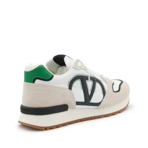 WHITE AND BEIGE SNEAKERS
