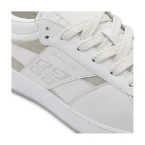 WHITE AND BEIGE SNEAKERS