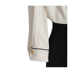 WHITE AND BLACK MINI DRESS