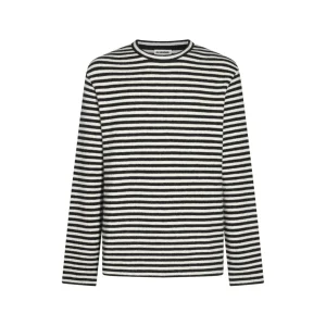 WHITE AND BLACK WOOL KNITWEAR