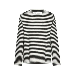 WHITE AND BLACK WOOL KNITWEAR