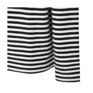 WHITE AND BLACK WOOL KNITWEAR