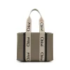 WHITE AND BLUE WOODY TOTES