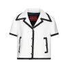 WHITE COTTON CASUAL JACKET