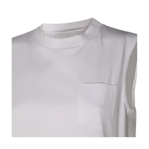 WHITE COTTON MINI DRESS