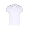 WHITE COTTON POLO SHIRT