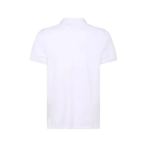 WHITE COTTON POLO SHIRT