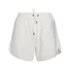 WHITE COTTON SHORTS