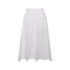 WHITE COTTON SKIRT